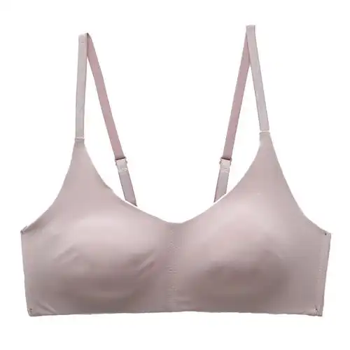 显胸小内衣女无钢圈文胸薄款无海绵大胸显小缩胸超薄美背无痕夏天