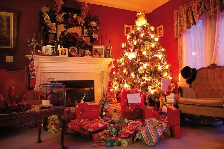 家里圣诞节布置布置好了吗?
