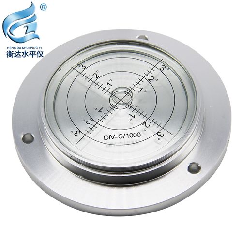 吊车水平仪10075螺纹全金属带盖徐工三联车载支腿钻井机水准气泡