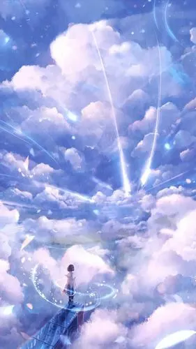 蓝色背景〔竖屏