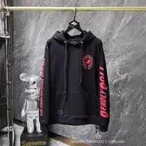 chrome hearts克罗心大马蹄拉斯维加斯男女同款拉链卫衣外套帽衫