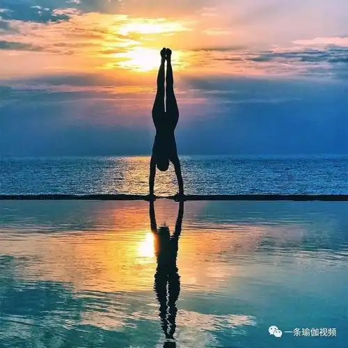 练瑜伽慢起手倒立,用上这4步,倒过来看世界你也可以!