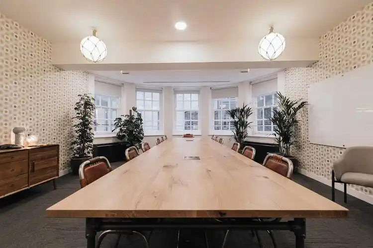 欧美古典装修办公室壁纸效果图