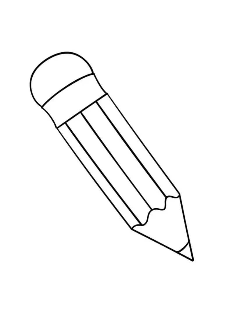 简笔画教程分享 铅笔