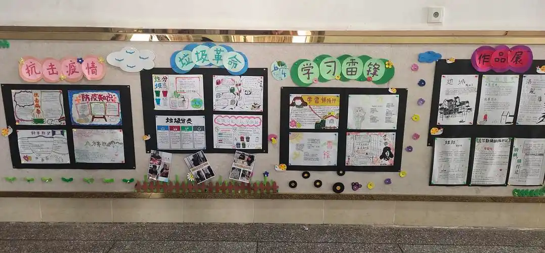 缤纷墙报, 展现校园文化魅力