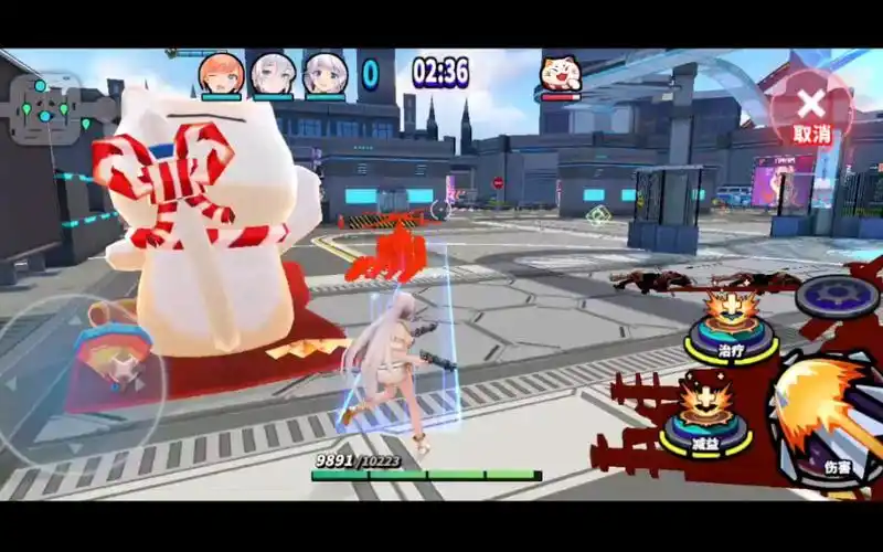 城市中的欧派炎炎夏日水枪来袭