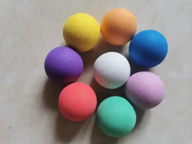 弹力实心海绵软尐儿童玩具软球宝宝球类解压小球球类玩具