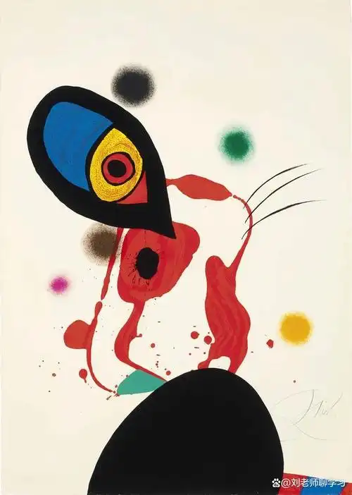 西班牙超现实主义画家胡安·米罗(joan miró)高清作品欣赏之一