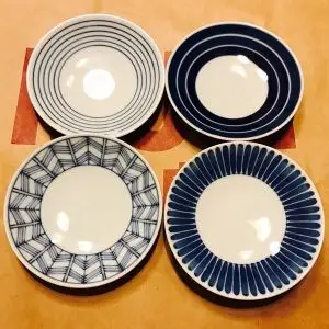 日本无印良品/muji 波佐见烧 陶瓷盘子 豆皿 碟子 日式餐具