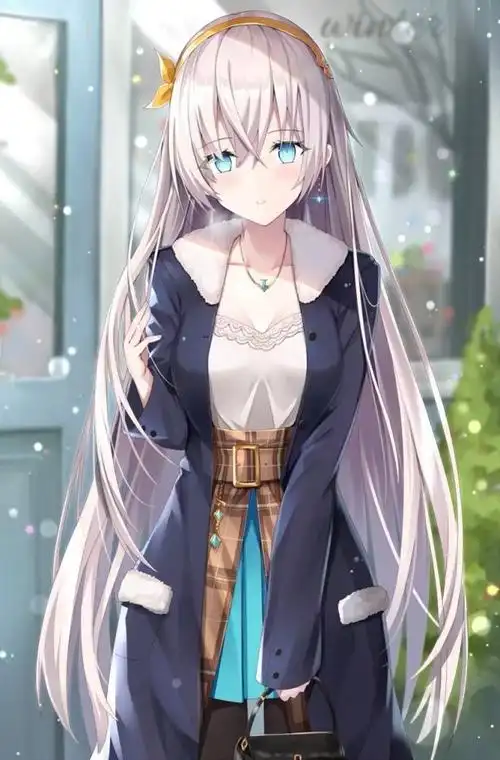 出单蓝发蓝瞳白发蓝瞳金发异瞳