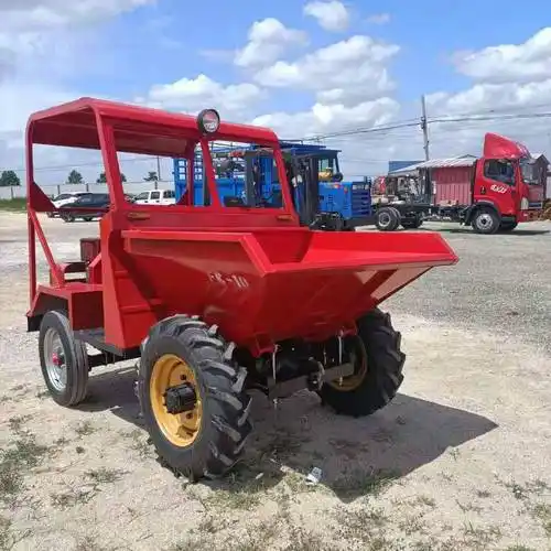 圣成机械22马力液压前翻斗工程自卸车柴油液压前翻斗车