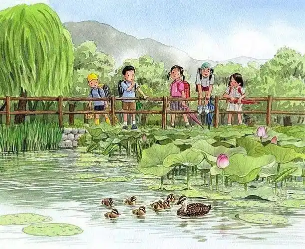 他画的全都是我们记忆中的童年