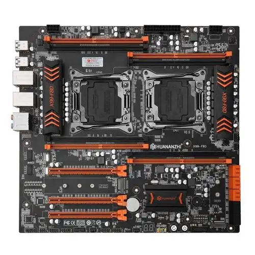 华南金牌x99双路主板cpu套装台式电脑游戏服务器内存主板