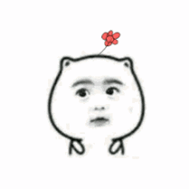 猫脸头上长小花(动图)_动图_小花_头上表情