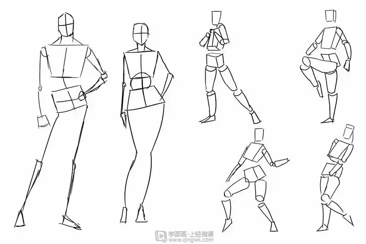 作业:如何学画板绘动漫人物之人体临摹画法与训练技巧 - rh14881