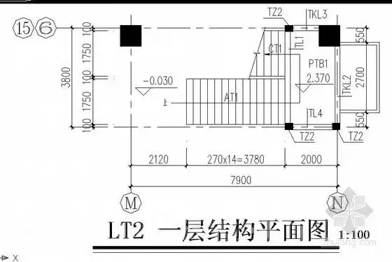 [分享]楼梯构造详图cad资料免费下载