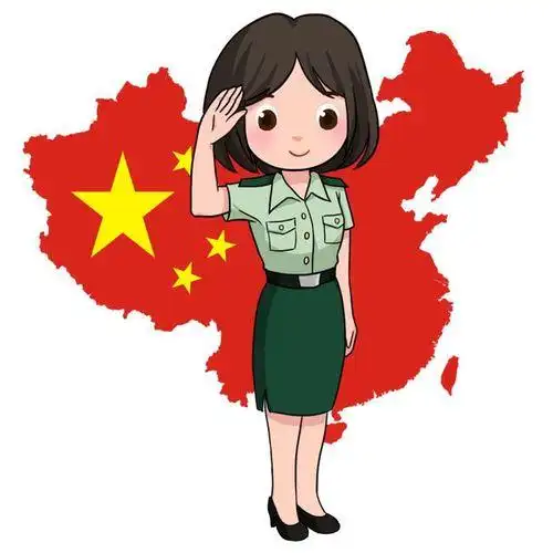 女兵头像图片