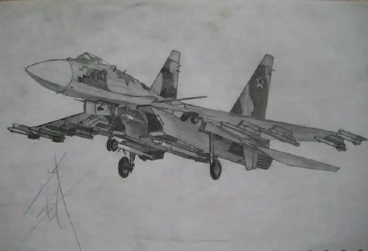 武装直升机简笔画直9武装直升机简笔画