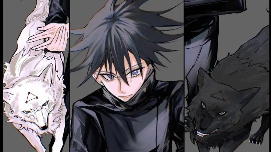 伏黑惠插画图片壁纸