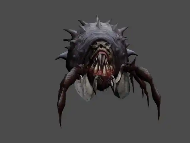 一个大蜘蛛怪物