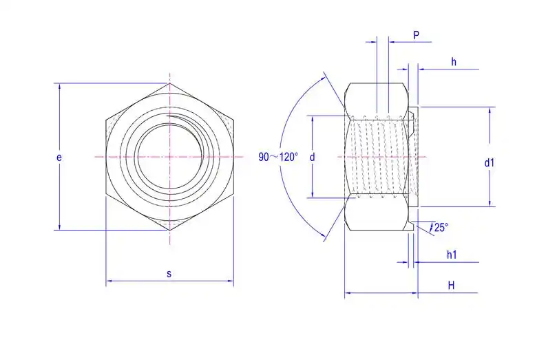 bs7670142012统一螺纹电阻凸焊用六角螺母表4