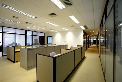 上海浦东新区老总办公室装修实景图