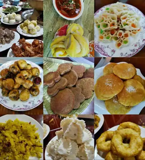 丰盛的撒拉族特色小吃