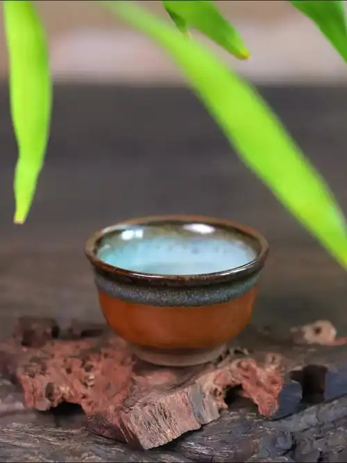 器满陶瓷功夫茶杯品茗杯建盏窑变主人单杯