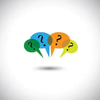 概念,矢量,人,交谈,许多,演讲,泡泡,图示,疑问,疑惑,思考,问询