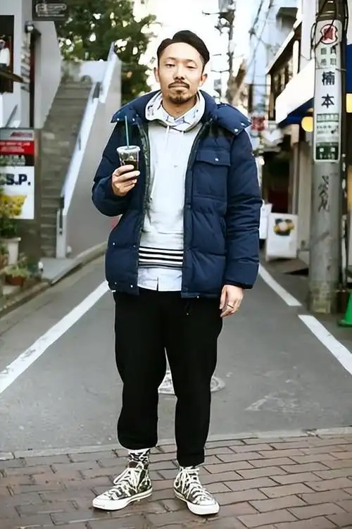 小肚腩男士的冬季穿搭,这"四个方面"多讲究,让你速成职场型男