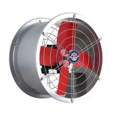 工业圆筒管道风机墙式图片