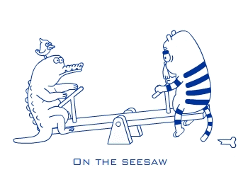 跷跷板 - 堆糖,美图壁纸兴趣社区