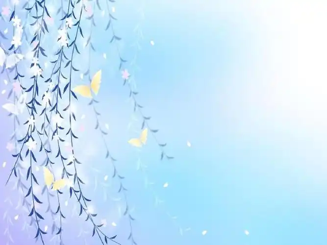 清新淡色护眼ppt背景图片