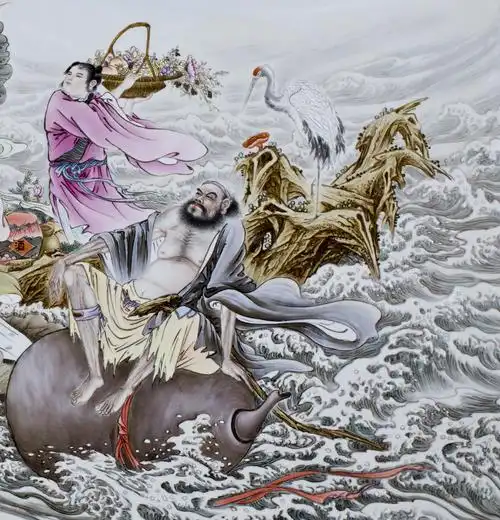 解析景德镇邹知良陶瓷艺术作品八仙过海