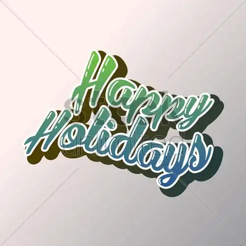 热门: happy holiday greeting