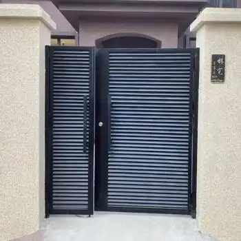 铁艺别墅大门户外铁艺门对开门家用乡村双开门围墙院子