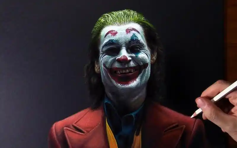 手绘小丑-杰昆菲尼克斯_哔哩哔哩 (゜-゜)つロ 干杯~-bilibili