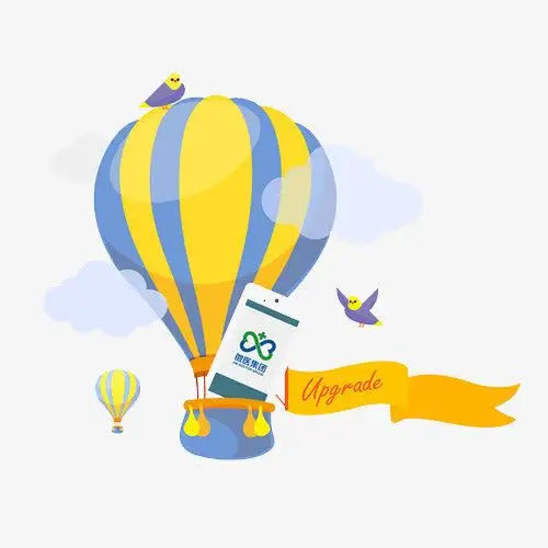 创意卡通热气球