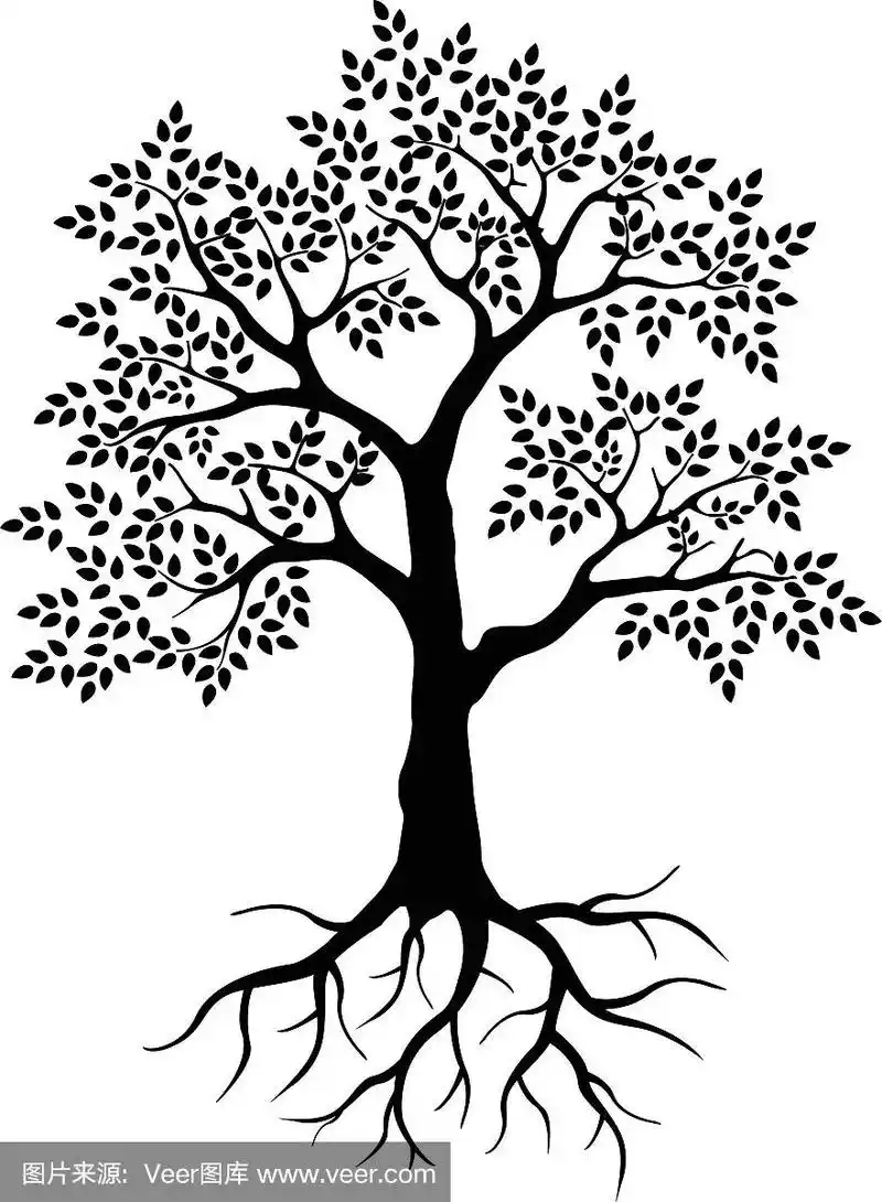为您的设计黑树剪影