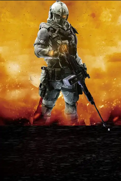 手游游戏枪战海报