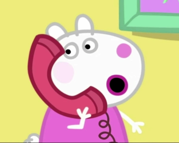 那这问题你要去邀请小猪佩奇了 问一问她对她的好朋友小羊苏西有什么