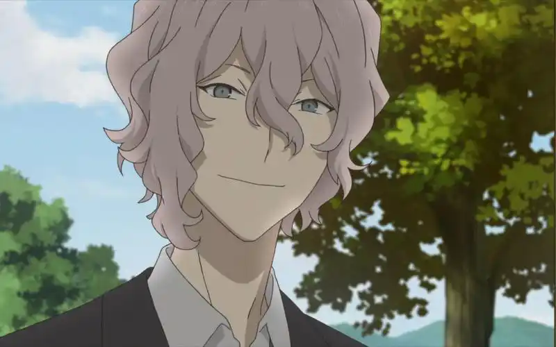 西装粉发,三筱人类形态帅爆了!_哔哩哔哩_bilibili