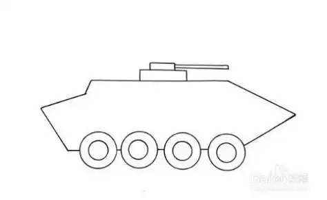 怎么画特警战车