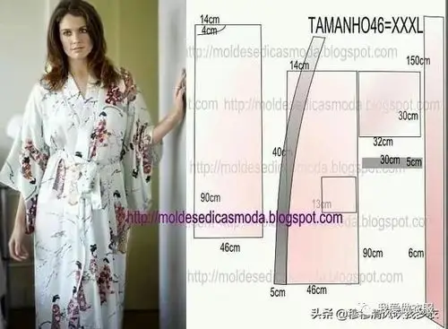 8款女式睡衣裁剪图