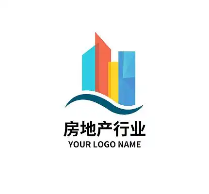 房地产标志楼房logo标识模板房子高楼logo房地产logo