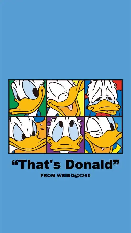 可爱的唐老鸭高清手机壁纸