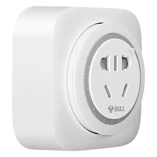 公牛bull 机械定时器插座 gnd-2 10a (2017新国标)