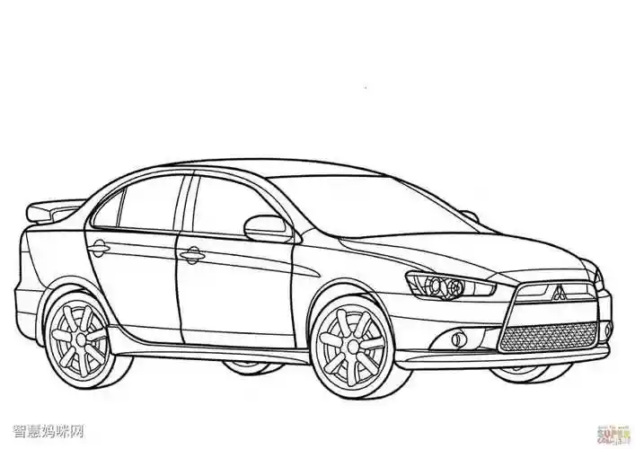 三菱蓝瑟拉力赛简笔画图片三菱跑车图片小汽车简笔画上一篇:1985莲花