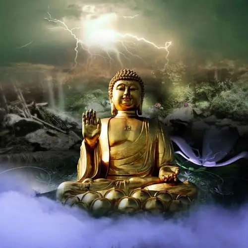 如来意境图禅意