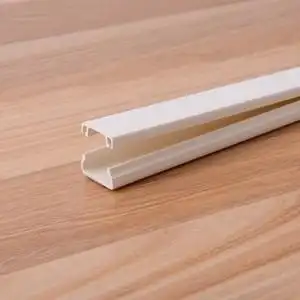 pvc明装家用塑料线槽方形带胶室h内外电工走线槽20*10